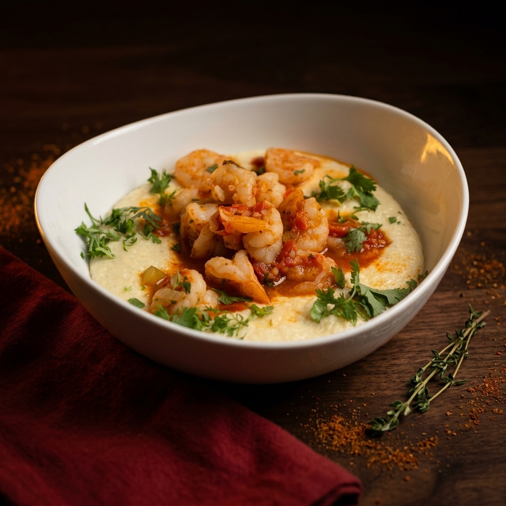 Cajun Shrimp & Grits